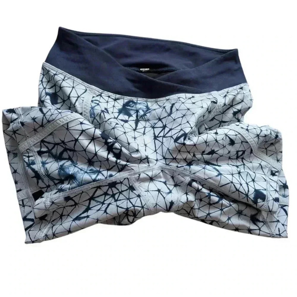 Lululemon Pedal Pace Short  Star Crushed Silver Fox Deep Navy/Deep Navy Women - Picture 7 of 11